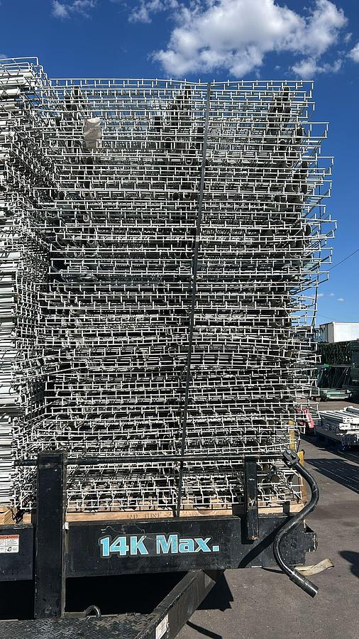 Used 42" X 46" USED WIRE DECKIG FOR PALLET RACKING
