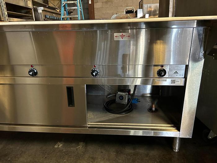 Used 5 WELLS-ELECTRIC STEAM TABLE SW-SE-24B-DR-MT ./
