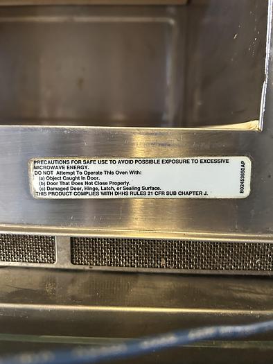 Used COMMERCIAL MICROWAVE OVEN !
