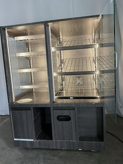 Used DRY BAKERY DONUT BAGEL DISPLAY MERCHANDISER LED LIGHTING