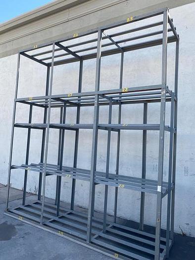 Used HEAVY DUTY STEEL RACKS