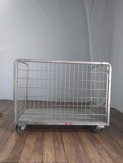 Used METAL ROLLING COLLAPSIBLE CART