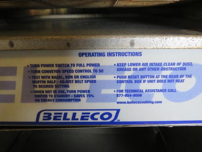 Used CONVEYOR TOASTER BELLECO JT2-B !