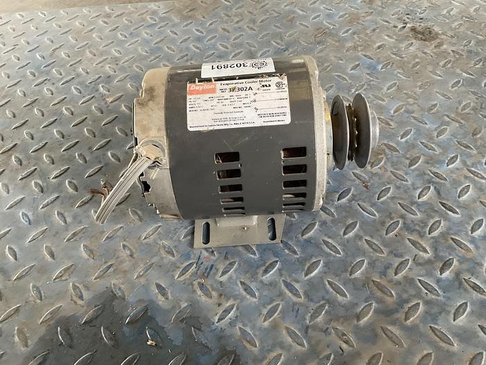 Used DAYTON EVAPORATIVE COOLER MOTOR, 3K312A, 1/3-1/9 HP; 1 PH: 115 VOLTS. !