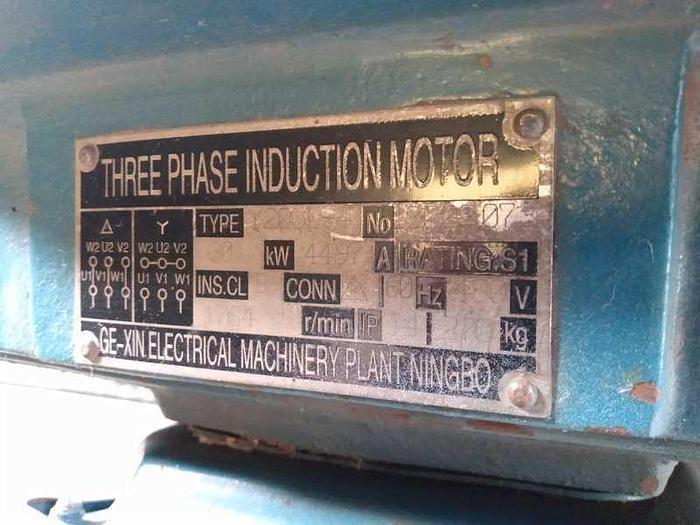 Used GE INDUCTION MOTOR 3 PH 1000207 !