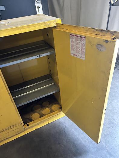 Used SAFETY CABINET 30 GAL. CAPACITY