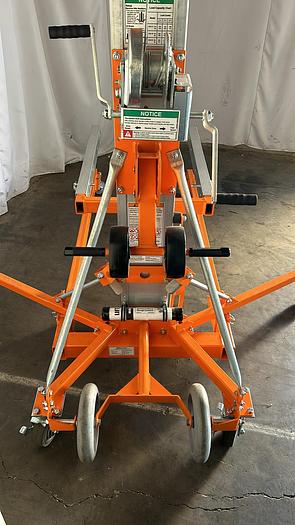 Used 600 LB CAPACITY MATERIAL LIFT; MLM20- STD BASE/FORKS !