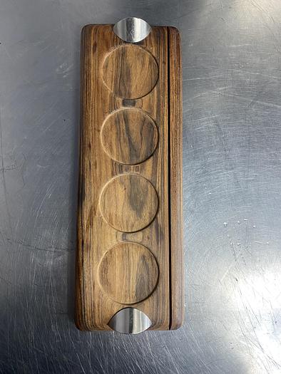 Used WOODEN FLIGHT BOARD WITH 4 SLOTS