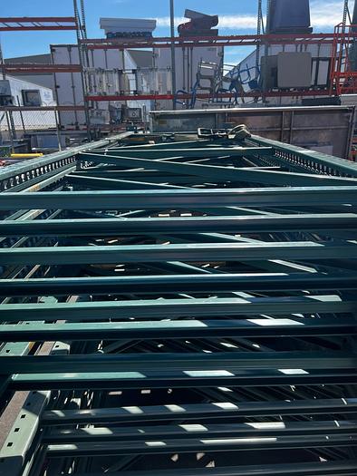 Used 12FT BY 48" TEARDROP UPRIGHTS