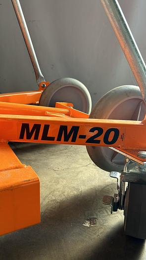 Used 600 LB CAPACITY MATERIAL LIFT; MLM20- STD BASE/FORKS !