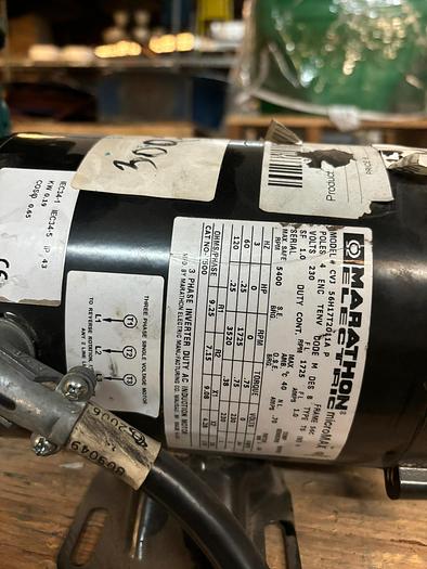 Used ADJUSTABLE SPEED DRIVE MOTOR 3/4 HP; 1725 RPMS; 46606372143-0A