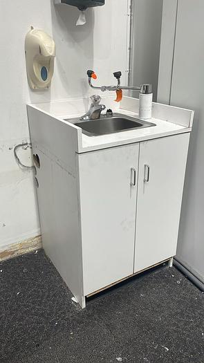 Used SINK WITH EMERGENCY EYE WASH STATION