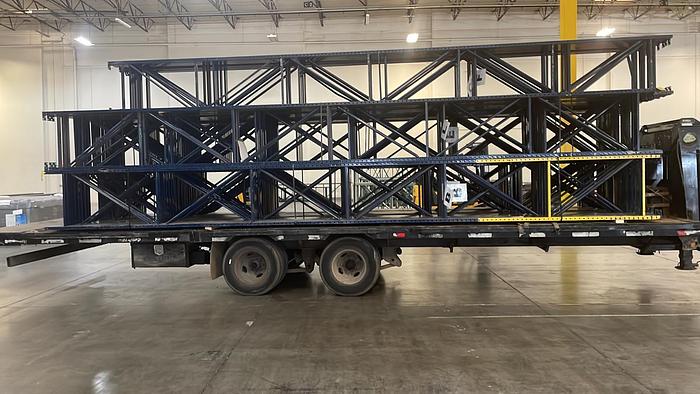 Used 25 FT BY 30 IN UPRIGHTS FOR PALLET RACKING
