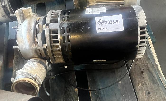 Used HOBART WATER PUMP, P63CZFFR-155; 2HP; 3PH;V:208; RPM: 3450\