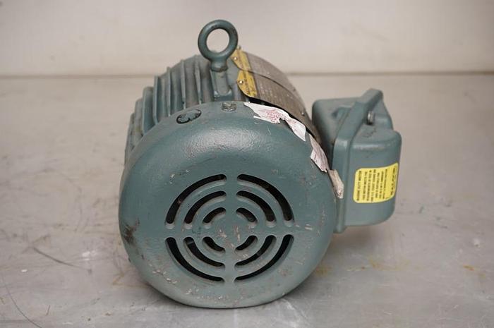 Used BALDOR RELIANCER ELECTRIC MOTOR 1 HP, PH 3, 05E811W751C1 !
