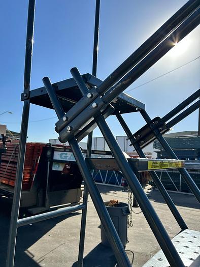 Used 7 STEP INDUSTRIAL ROLLING LADDER