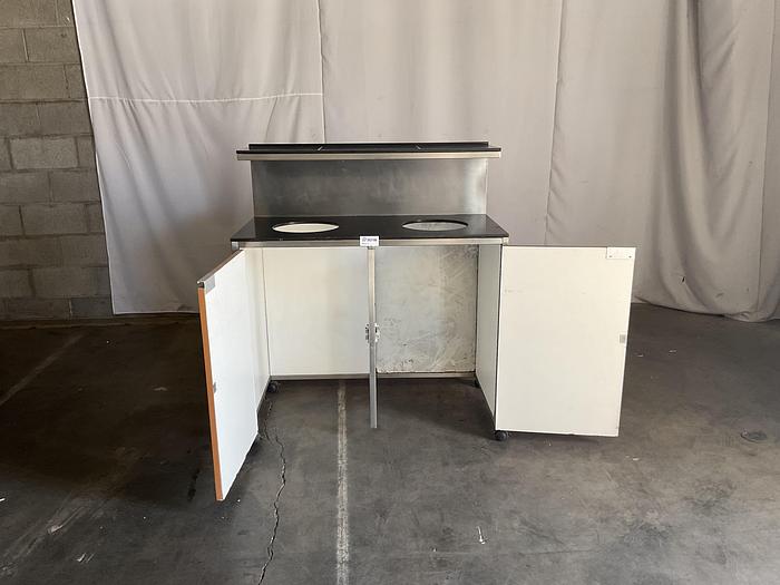 Used GARBAGE DISPOSAL WITH TRAY HOLDER