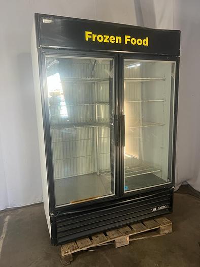 Used TRUE TWO GLASS DOOR REACH IN FREEZER, GDM-49F-ID !