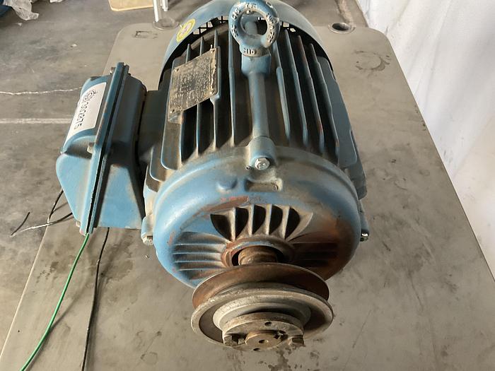 Used WEG ELECTRIC MOTOR,  00152ET3E182T-W22, HP 1.5, PH: 3; VOLTS: 208/230-460; RPM: 1165!