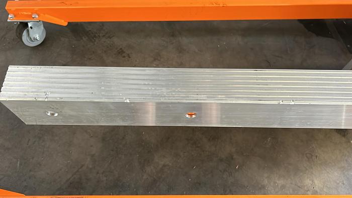 Used 600 LB CAPACITY MATERIAL LIFT; MLM20- STD BASE/FORKS !