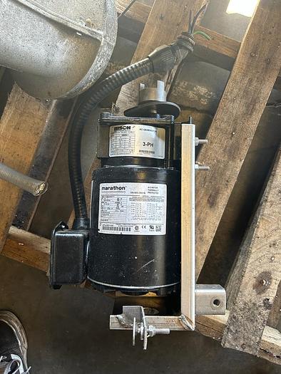 Used MARATHON/BISON GEARMOTOR 1/6 HP; 220-230/460V; 1725 RPM; 5K39QNA007FY; 328002-1 !