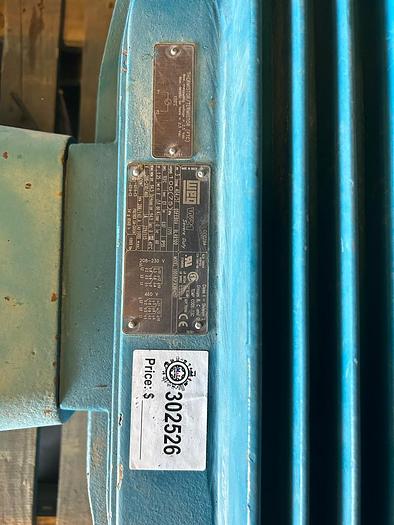 Used WEG MOTOR 100 HP; 3PH; RPM 1775; 10018EP3EBB405T