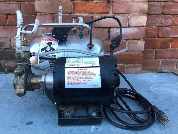 Used CARBONATOR BOOSTER SODA MACHINE, A.O SMIT 1/3 HP; 1 PH; 1725 RPMS; 12710J2 !