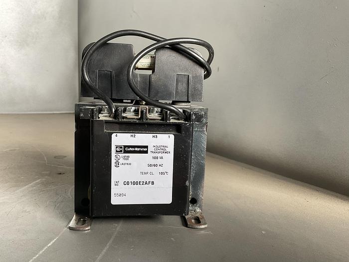 Used CUTLER-HAMMER INDUSTRIAL CONTROL TRANSFORMER C0100E2AFB !