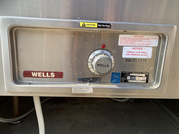 Used STAINLESS STEEL TABLE WITH DROP IN STEAMER AND SINK !