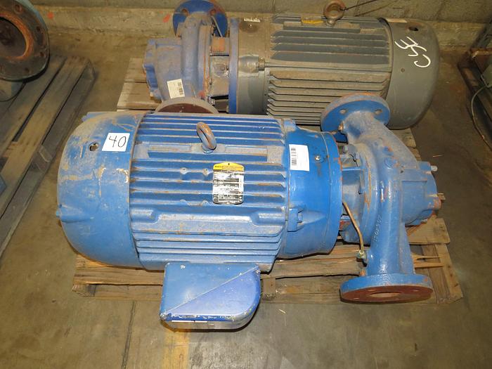 Used BALDOR 40 HP WATER PUMP 12N038X923.-