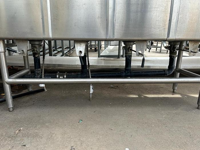 Used FOUR COMPARMENT COMMERCIAL SINK !