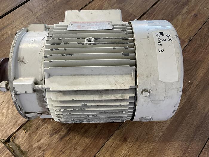 Used GE MOTOR 3 HP; 3 PH; 1755 RPM; 5K182FL20491