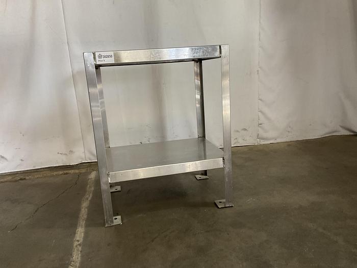 Used 2FT STAINLESS STEEL EQUIPMENT STAND
