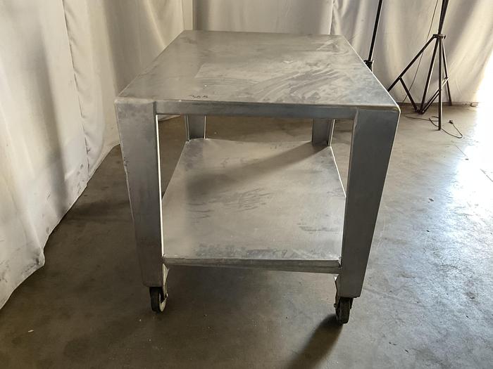Used STAINLESS STEEL TWO TIER CART
