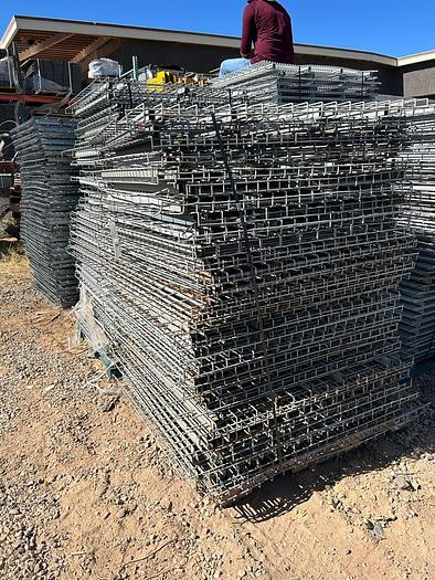 Used WIRE DECKING, FOR PALLET RACKING