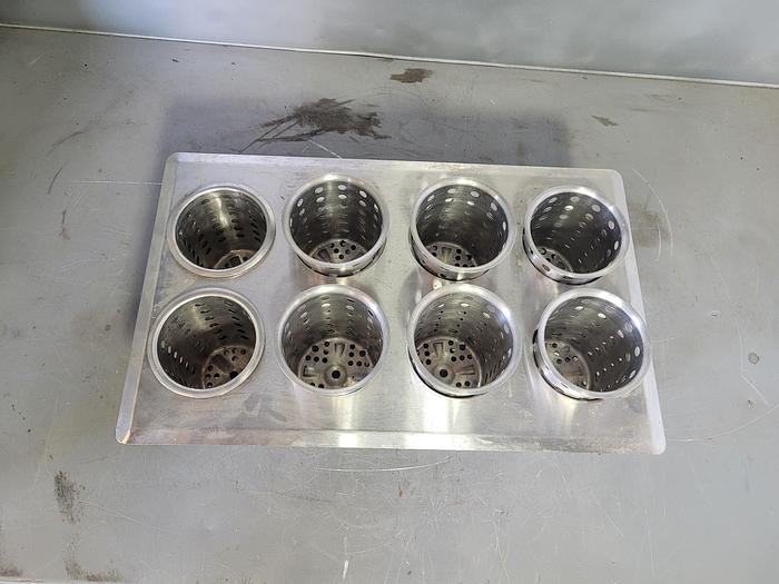 Used SILVERWARE CYLINDERS AND HOLDER !