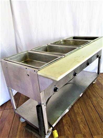 Used ELECTRIC FOUR COMPARTMENT HOT FOOD TABLE !