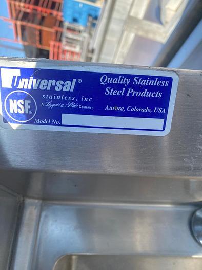 Used WALL MOUNT SINK WITH DOUBLE KNEEE PEDAL VALVE AND SIDE SPLASHES