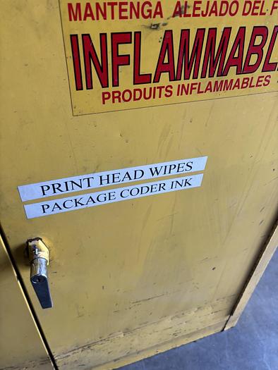 Used SAFETY CABINET 30 GAL. CAPACITY