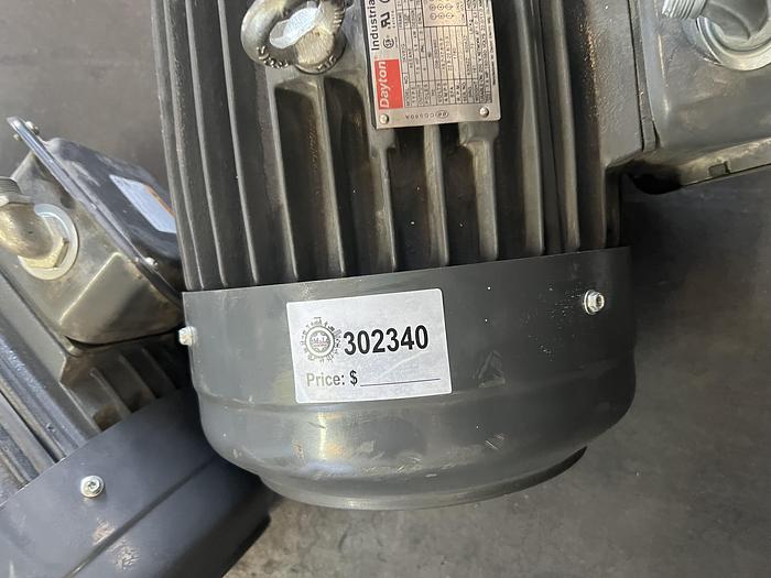Used MOTOR DAYTON 7.5 HP; 3 PH; 1760 RPMS; 3KV83G !