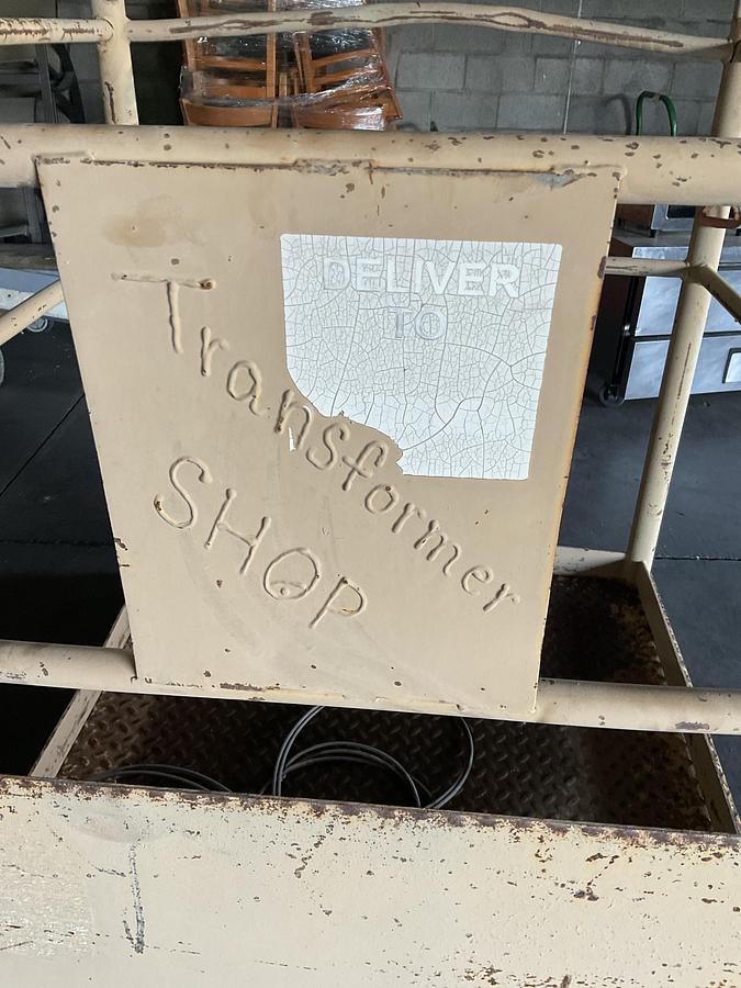 Used FORKLIFT PERSONNEL SAFETY BASKET – STEEL CONSTRUCTION