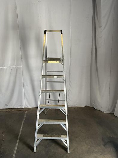 Used WERNER 6 STEP ALUMINIUM LADDER !
