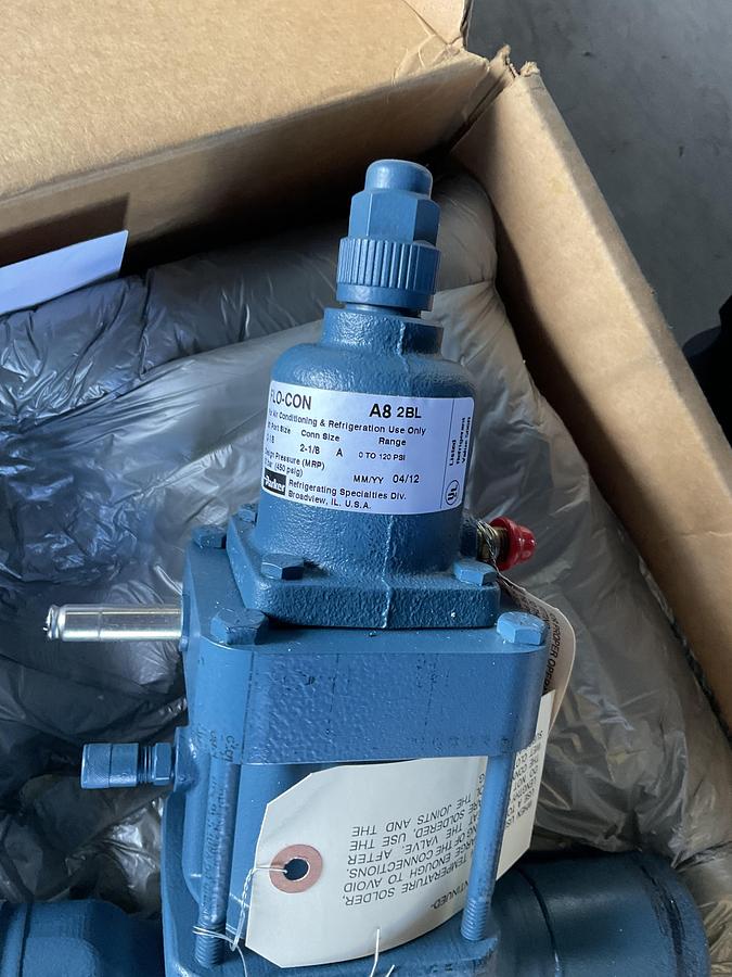 Used PARKER FLO-CON A8 2BL PRESSURE REGULATOR – 2-1/8" PORT – 0–120 PSI – 450 PSIG DESIGN