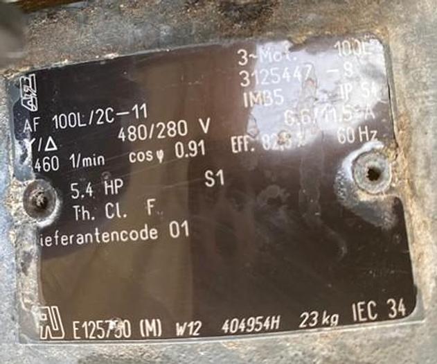 Used 5.4 HP RU WATER PUMP ME125750