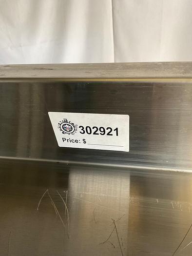 Used 3FT STANILESS STEEL TABLE WITH BACKSPLASH AND UNDERSHELF !