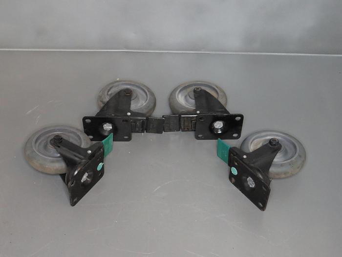 Used 6" HEAVY DUTY SWIVEL CASTERS
