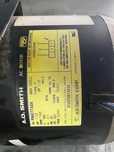 Used MOTOR 1.5 HP SMITH P56C77A05.-