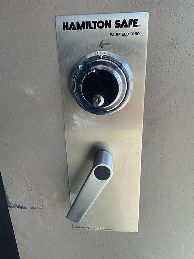 Used HAMILTON SAFE WITH 22 COMPARTMENTS. 