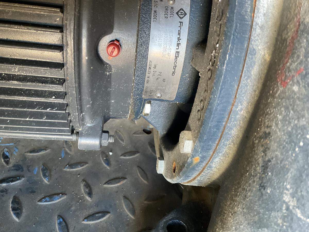 Used CENTRIFUGAL PUMP WITH ELECTRIC MOTOR – 5 HP, 3 PHASE