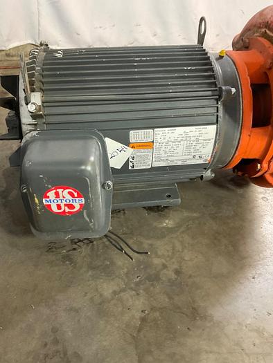 Used US MOTORS PUMP 10 HP; 3 PH; 1760/1445 RPMS; FK45